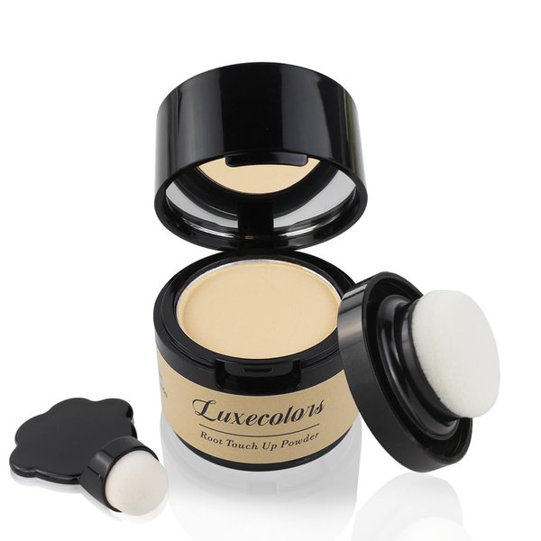 Luxecolors Root Touch Up Powder Hairline Powder for Thinning Hair Concealer Gray Coverage, Eyebrows Powder Bald Spot Root Cover Up for Women (Light Blonde)