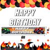 Truck Party Decorations Supplies Include Truck Backdrop Party Photography Background 5 x 3 Feet Truck Happy Birthday Banner 6 x 1 Feet for Kids Party Photography Party Decor