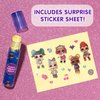 L.O.L. Surprise! Party Favors - 7PC Lip Gloss Canister with Bonus Stickers Party favor