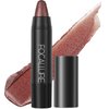 FOCALLURE Ultra Chic Metallic Lipstick,Rich Vitamin E Lip Crayon,Lightweight Shinning Color without Drying or Fading,Long Lasting Lips Makeup,#24 Copper