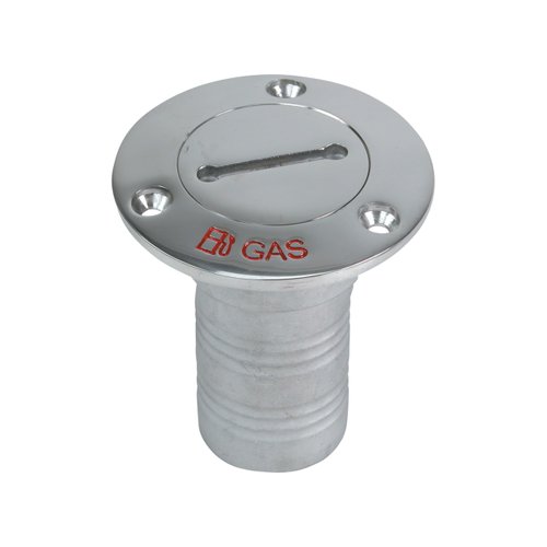 Whitecap Industries 6123C Stainless Steel Hose Deck Fill with Key - 90°