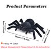 HWD Soft Spider Doll, Cute Stuffed Animals Dolls Plush Pranks Stuff Toys, Gifts for Kids, Toddler, Birthday, Halloween, Christmas (Small:7.8in x 11.8in)