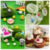 HAVAGDTM 120 PCS Mini Animal Figurine Mini Duck Mushroom Flower Figures for Miniature Garden Landscape Plant Pots Dollhouse DIY Handmade Birthday Party Favor