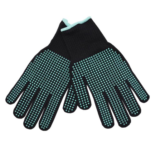 IYASA Heat Resistant Gloves for Hair Styling, Curling Iron Gloves, Heat Protectant Gloves for Hair Styling, Heat Gloves, Blue