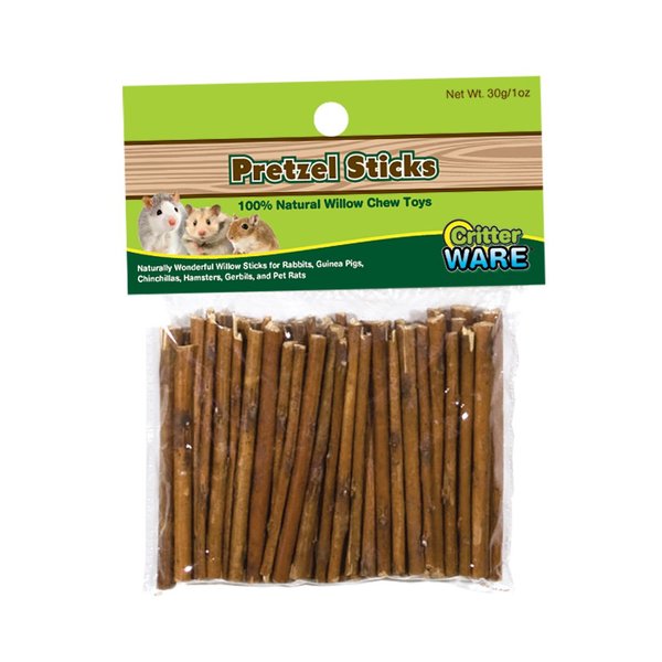 Ware Manufacturing Willow Critters Pretzel Sticks Small Pet Chew(Pack of 1)