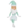 Martha Stewart Martha on a Mantle 2024 Christmas Elf Doll, 12” Small Plush Toys Shelf Décor, for Men & Women