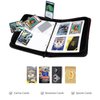 Football Card Binder with Sleeves, Trading Cards Album Fits 400 Cards with 50 Removable Pages, Cards Storage Organizer Fit for Sport Trading Cards