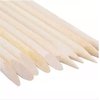 100PCS 75mm (3in) Cuticle Orange Wood Nail Sticks Pusher Manicure Pedicure Nail Remover Tool, Wooden Cuticle Pusher - Disposable Set Useful for Home & Salon -Won't Break Easily - Skin Safe - Beauty