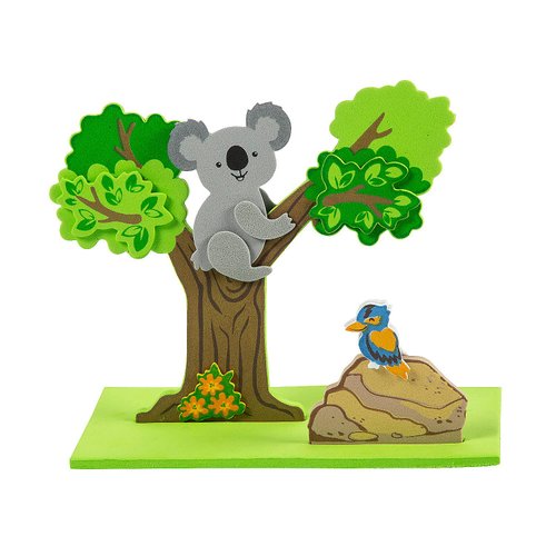 Fun Express 3D Koala Craft Kit - VBS Vacation Bible School Supplies/Decor - Makes 12