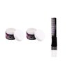 yper Affinage Funky Clay Strong Hair Cream (2.54 oz) with Teasing Comb Pack 2, Black