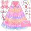 YAOOBEY Princess Dress Up Clothes for Girls 4-6,Unicorn Princess Easter Costumes Toys for Girls 3 4 5 6 7 Year Old Christmas Birthday Gifts