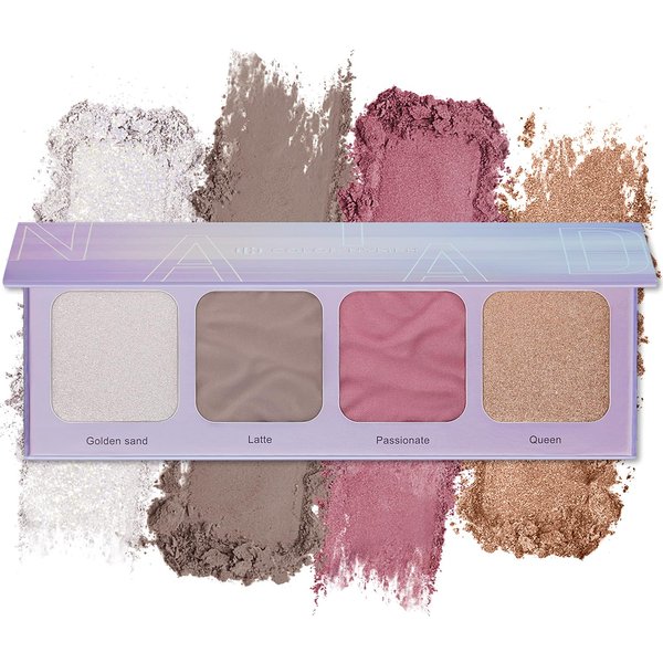 Color Nymph Contour Palette Eyeshadow Makeup Set For Teen Girl Included Highlighter, Blush, Bronzing, Contour Powder With Mirror For Beginners Cruelty Free And Hypoallergenic