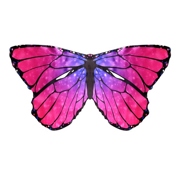 D.Q.Z Kids Monarch Butterfly Wings for Toddlers Girls Dress Up Costumes for Play Children Princess Halloween Party Favors (Rose)