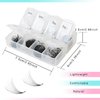 600 Fans 10D Premade Volume Eyelash Extensions 8-15mm Mixed Length Pre-made Fans Thin Volum Lash Extensions C Curly Handmade Loose Volume Lashes (10D-0.05-C-8-15mm）