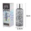 MAEPEOR Chunky Face Body Glitter Gel 19 Colors Mermaid Sequins Holographic Body Glitter Gel Long-Lasting Festival Makeup Glitter Paint for Face Body Hair Nails (30g, #006 Purple)