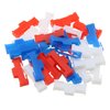 ZZHXSM 30PCS 12x30mm 3 Colours Servo Extension Cable Side Opening Snap Servo Cable Plastic Side Opening Snap for RC Models