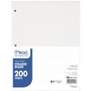 Mead Loose Leaf Paper, Notebook Paper, College Ruled Filler Paper, Standard, 8.5 x 11, 200 Sheets (17208), White