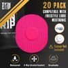 Skin Grip CGM Patches for Medtronic Guardian Sensor (20-Pack), Waterproof & Sweatproof for 10-14 Days, Pre-Cut Adhesive Tape, Continuous Glucose Monitor Protection(Pink)
