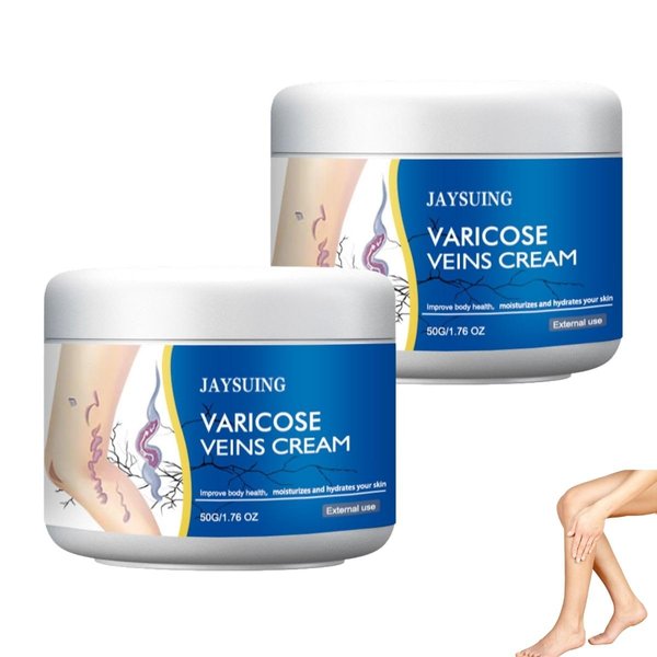 Uioecn 2Pcs Varicose Veins Cream, Skin Cream for Legs, Spider Varicose Veins ReliefCream