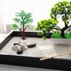 LUOZZY 12Pcs Miniature Tree Dollhouse Model Micro Landscape Trees Mini Plastic Trees for Sand Table Micro Landscape Ornament