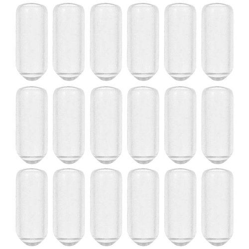 minkissy 200pcs Clear Headbands Rubber End Caps Hair Clips Hair Pins Hair Bands Protect Tube Covers Screw Thread Cable Bolt Round Protectors Feet Tips Accessories
