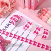 JarThenaAMCS 500Pcs Bow Tanning Sunbathing Stickers 1 Inch Hot Pink Self Adhesive Body Tanning Decals for Summer Beach Outdoor Indoor Salon Party Supplies