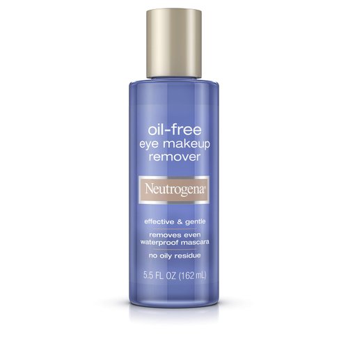 Neutrogena Oil-Free Gentle Eye Makeup Remover, 5.5 Fl. Oz. (Pack of 2)