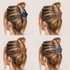 Whaline Hair Claw Clip 6 Color Hair Jaw Clamp Clips 4.3 Inch Nonslip Hair Claw Strong Hold Matte Butterfly Clip Clamp Hair Styling Accessories for Women Girls Thin Thick Fine Hair