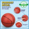 LNCOJOLM 8” Water Pool Basketball Set with Pump, Replacement Ball for Basketball Hoop, PVC Waterproof Basketballs Floating Toy for Swimming Pool Seaside, Indoor Outdoor Water Games Summer Party