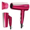CONFU Professional 1875W Hair Dryer, Foldable Blow Dryers Ceramic Tourmaline Hair Dryer, Fast Drying Hairdryer with Concentrator, 2 Speed and 3 Heat Setting for Curly and Straight Hair