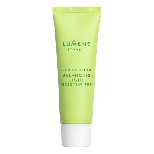 Lumene Nordic Clear [Tyyni] Balancing Light Moisturizer - Gentle Face Moisturizer for Oily, Combination & Blemish-Prone Skin - Daily Pore Minimizer Cream with Meadowsweet, Roseroot, Red Algae (1.7 oz)