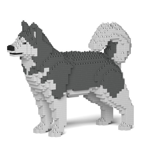 JEKCA Alaskan Malamute 01S-M03 | Plastic Building Blocks | Age 14+