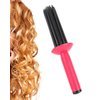 Hair Fluffy Styling Curler Curls Comb,Hair Curler Curling Make Up Brush Roller Tool Portable Hair Curling Roll Comb Anti‑Slip Professional Round Hair Brush for Home Personal Use Travel