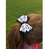 Sportybella - Soccer Hair Accessories Set: Adorable Black and White Soccer Ball Prints - Hair Bows, Ponytail Holders - Gift for Girls Soccer Enthusiasts