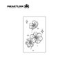 INKARTLINK Semi Permanent Tattoos, 3 Sheets of Small Temporary Tattoos, Adult Art Designs, Party Favors, Waterproof, Realistic, No Adhesive, No Reflective, Lasts 1-2 Weeks (Petals)