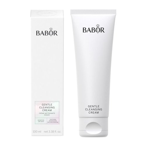 BABOR Gentle Cleansing Cream for Dry and Sensitive Skin, Especially Mild, Skin-friendly and Creamy Cleansing Lotion, Vegan Formula, Gentle Cleansing Milk