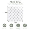 GLLQUEN BABY Receiving Blanket Boy Cotton Muslin Swaddle Blankets Girl Newborn Squares Breathable & Soft Thin Baby Blankets Cloths Double Absorbent Infant Swaddling Wrap - 6 Pack (Star)