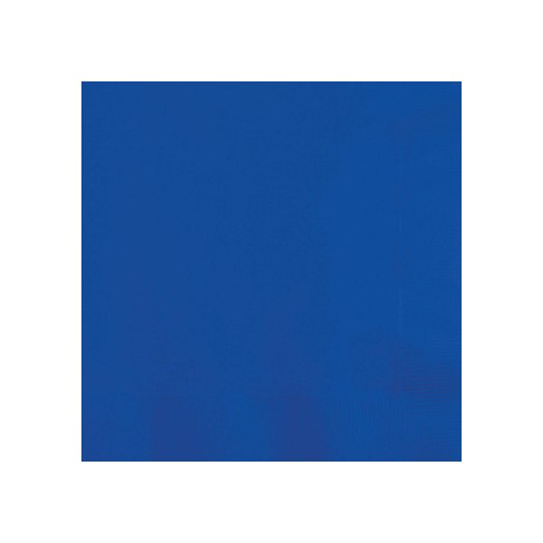 Creative Converting 803147B 50 Count Touch of Color Beverage Napkins, Any, Cobalt Blue