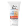 Neutrogena Clear Pore 2 in 1 Facial Cleanser/Face Mask with Kaolin & Bentonite Clay & 3.5% Benzoyl Peroxide Acne Treatment Medication, Daily Face Wash & Shine Control Clay Mask, 4.2 Fl Oz (Pack of 4)