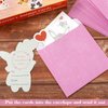 Valentines Day Cards For Kids - 28 Valentine Cards + 28 Inflatable Animal Headbands + 28 Gift Envelopes & Tattoos, Animal Greeting Cards Valentines Exchange Cards for Kids Boys Girls School Classroom