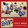 4E's Novelty Foam Kids Christmas Picture Frame Ornament Craft (12 Pack) Bulk Christmas Crafts for Kids Ages 4-8, 8-12 & Toddlers DIY Party Acitvity