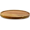 10" Acacia Wood Lazy Susan Organizer Kitchen Turntable for Cabinet Pantry Table Organization