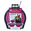 Loving Pets - Bella Roma Double Diner Portable Travel Dog Bowls Collapsible Combined Dog Food & Water Bowls (Pink, Small)