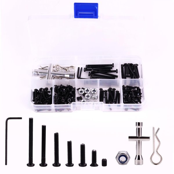 Mesimsple Phillips Cross Head H14BM Screws for 1/14 MJX Hyper GO 14301 14302 14303 Screw Kit 14209 14210 Wrench Set Series Upgrades Part