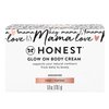 The Honest Company Honest Mama Glow On Body Cream | Hydrates, Firms, + Tightens Skin | Shea Butter, Avocado Oil, Vitamin E | 6 oz
