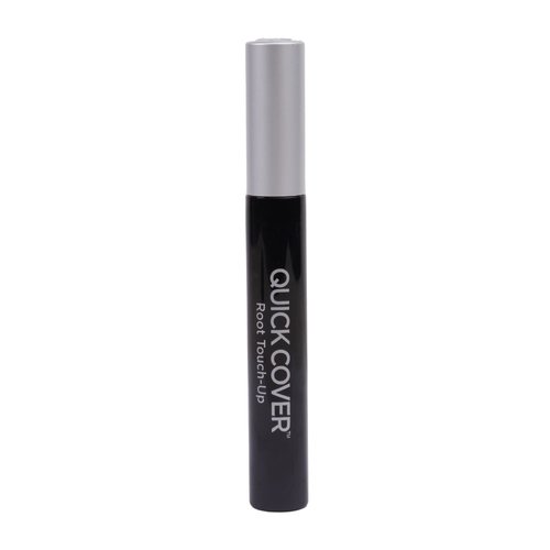 RED by Kiss Quick Cover Root Touch Up Rescue, Mascara Natural Water-Resistant Temporary Gray Concealer Cover Up Brush for Hair Mustache & Beard (Jet Black)