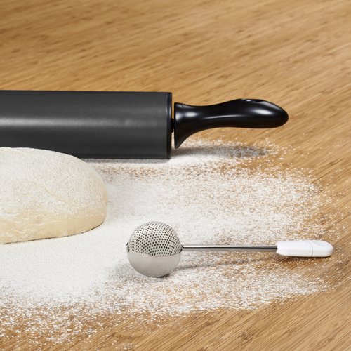 OXO Good Grips Baker’s Dusting Wand for Sugar, Flour and Spices, Stainless Steel