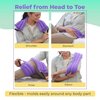 Microwavable Heating Pads for Lower Back, Neck, and Shoulder Pain Relief - Moist Microwave Heating Pad for Muscles and Joints - Microwave Hot Pack Heat Pad for Cramps - 1 Heat Pack Purple