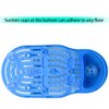 LUITON 2 Pack Foot Scrubber Massager Scrub Feet Cleaner Washer Brush for Shower Spa Massage Floor Slipper for Exfoliating Cleaning Foot