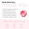 AZURE Rose Gold Luxury Hydrating Facial Sheet Mask - Firming, Lifting & Deeply Moisturizing - Helps Reduce Fine Lines & Wrinkles, Signs of Aging & Dry Patches - Skin Care Made in Korea - 5 Pack
